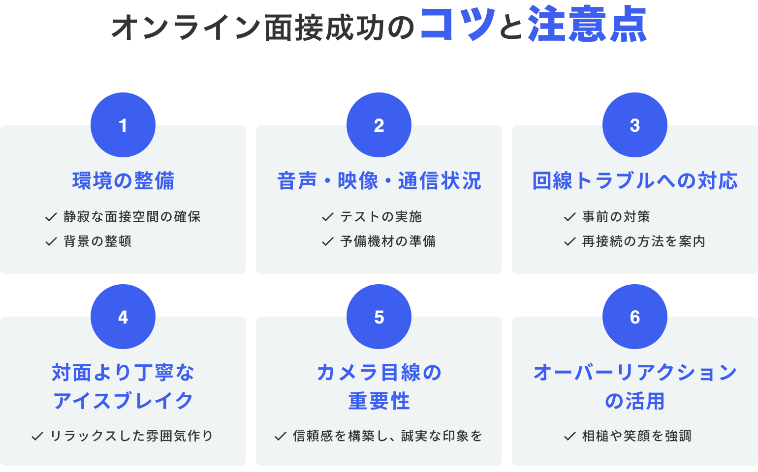 オンライン面接成功のコツと注意点